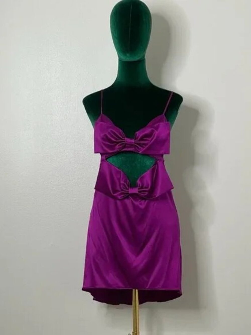 Fleur Du Mal | Bow Slip Dress